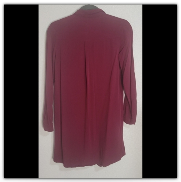 2 Naked Zebra button down long sleeve button down dresses/tunics size small - Picture 3 of 8